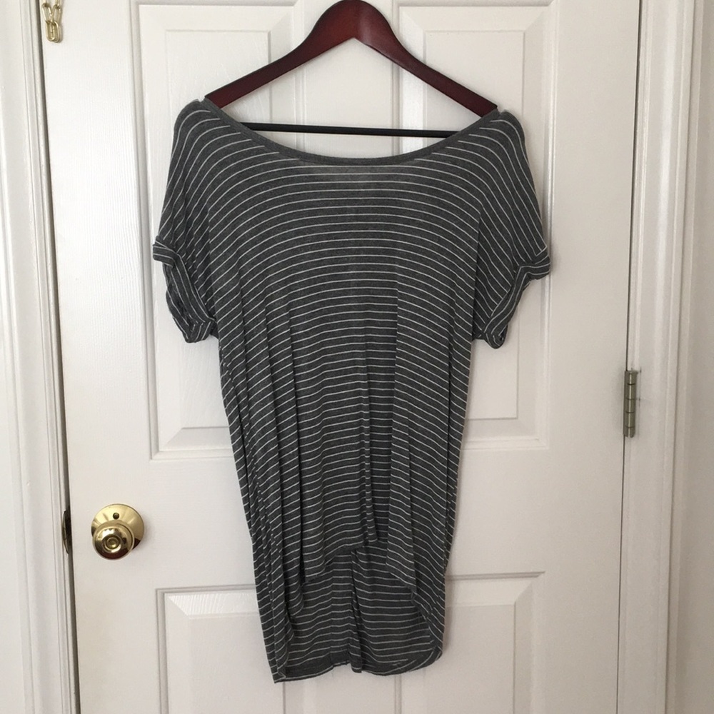Long Grey Top